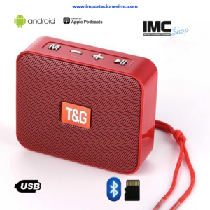Altavoz Bluetooth pequeño, peso ligero de solo 172 g, radio FM incorporada y ranura para tarjeta Micro SD,