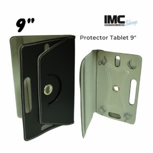 Funda Universal para tableta de 9 pulgadas, cubierta de cuero con soporte abatible, alta calidad y alta gama, protector tablet