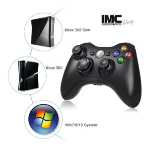Control de Xbox 360 inalámbrico y alámbrico, cables 2.5m de largo