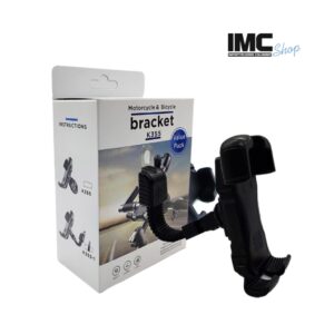 Soporte para teléfono para motocicleta K353, soporte para teléfono para bicicleta ajustable y mejorado