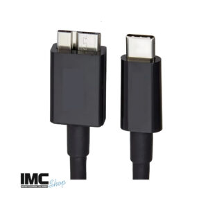 Cable adaptador USB 3.0/3.1 tipo C a Micro B de alta velocidad: aleación de aluminio, acabado metálico para discos duros externos y SSD; disponible en 1 m