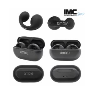 Auriculares deportivos inalámbricos Bluetooth Ambie, blanco y negro, Audifonos Bluetooth deportivos, Audifonos Deportivos